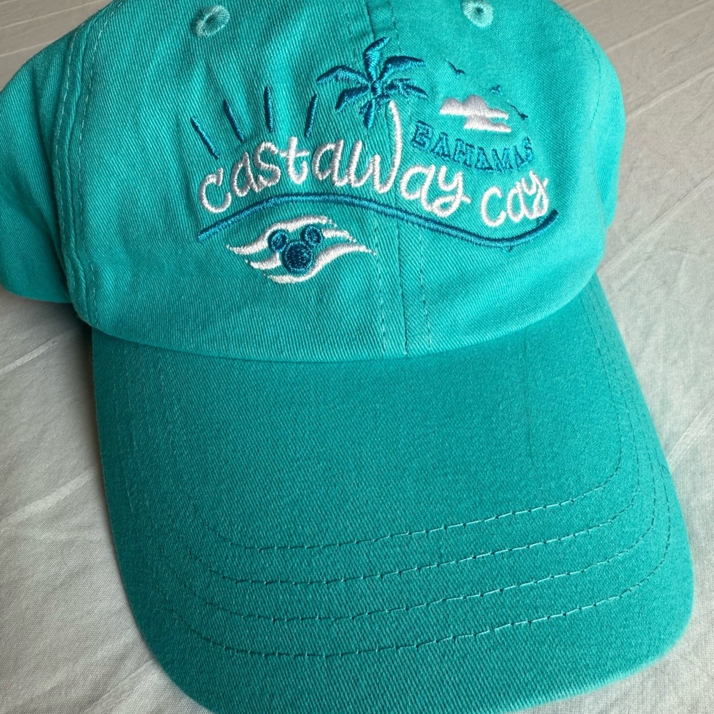 Disney Teal Castaway Cay Hat